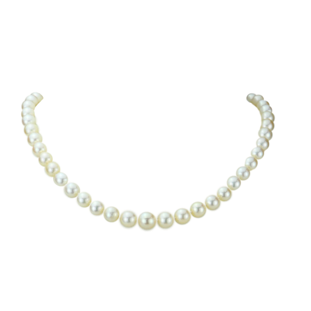 Preloved Boucheron Pearl Diamond Platinum Necklace
