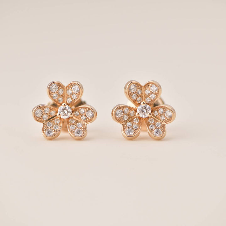 Used VCA Frivole Earrings