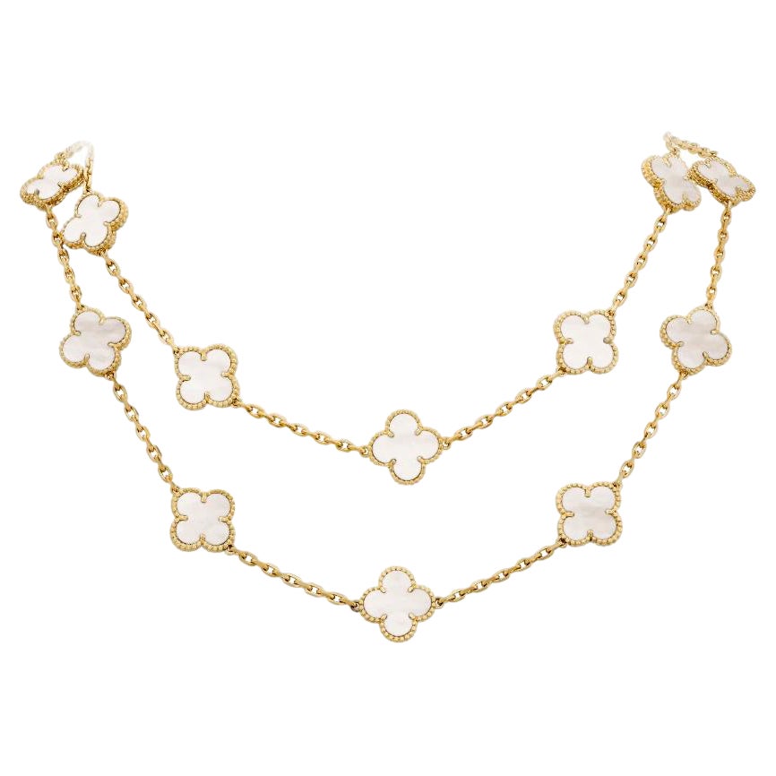 Van Cleef & Arpels Vintage Alhambra 20 Motifs Mother of