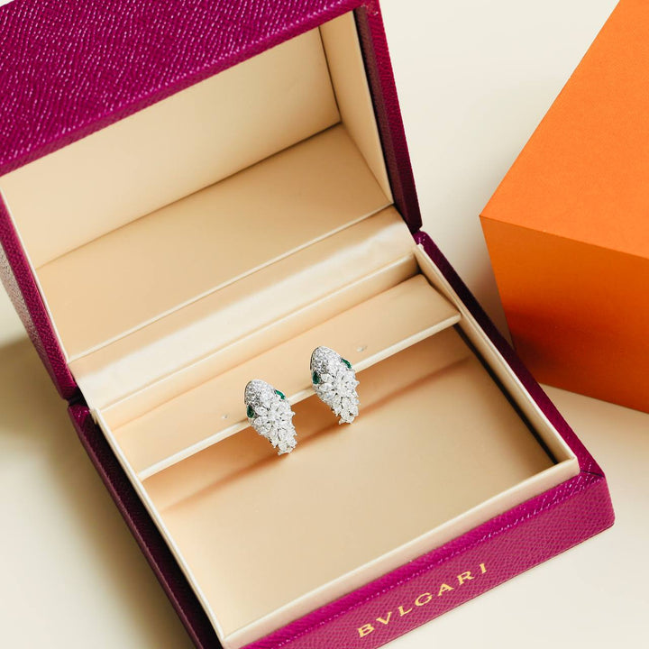 Pre-owned Bvlgari Serpenti Earrings