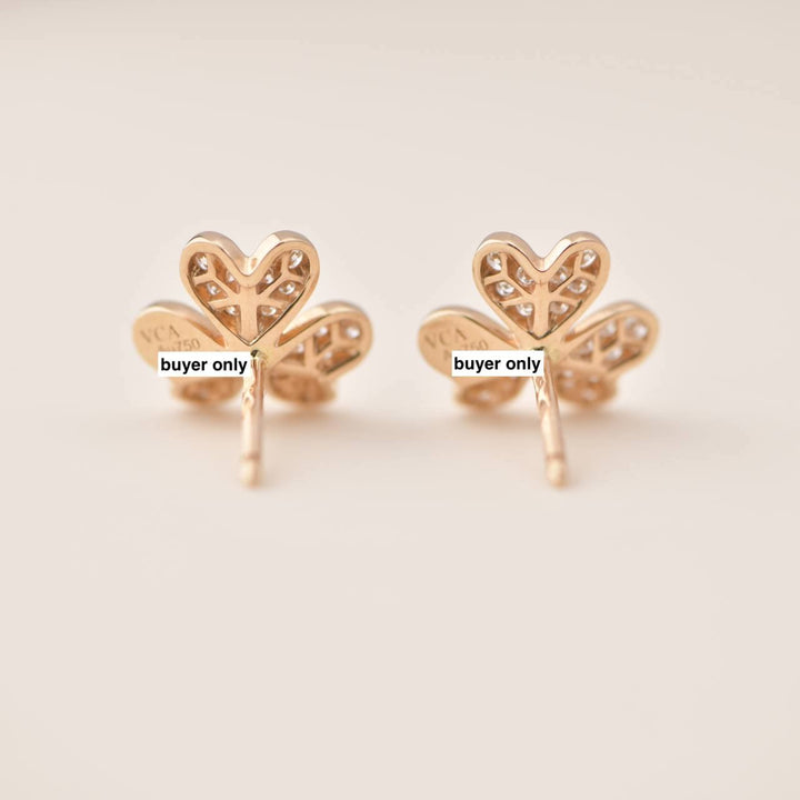 Used VCA Frivole Earrings