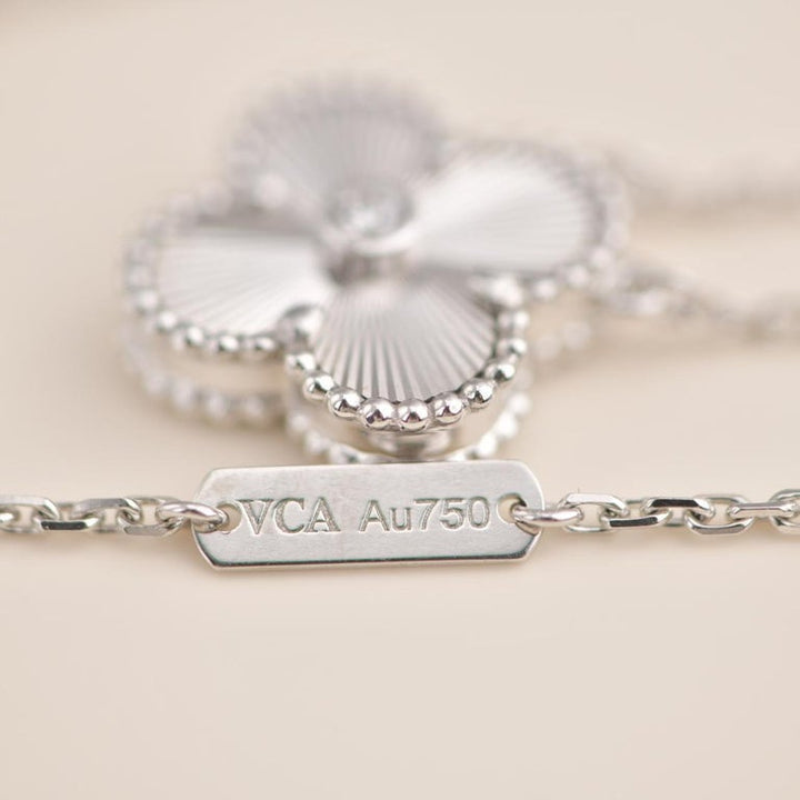 Preowned Van Cleef Vintage Alhambra 2020 Holiday Pendant Necklace