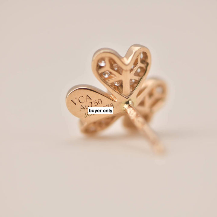 Used VCA Frivole Earrings
