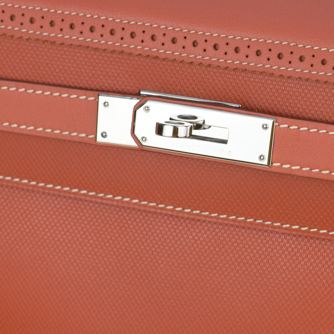 Preloved Hermès Kelly 32 Swift Leather with Palladium Hardware Handbag