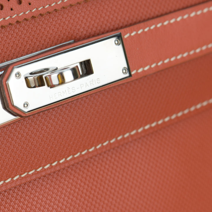 Preowned Hermès Kelly 32 Swift Leather with Palladium Hardware Handbag