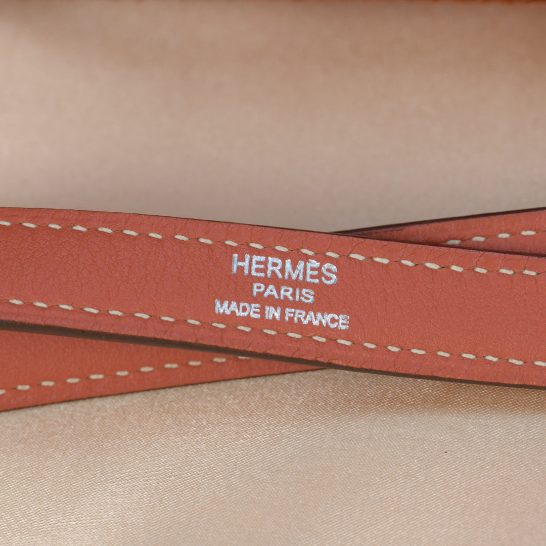 Hermès Kelly 32 Ghillies Retourne Swift Leather with Palladium Hardware
