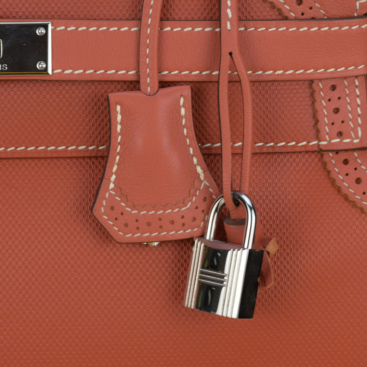 Preowned Hermès Kelly 32 Ghillies Retourne Swift Leather Handbag