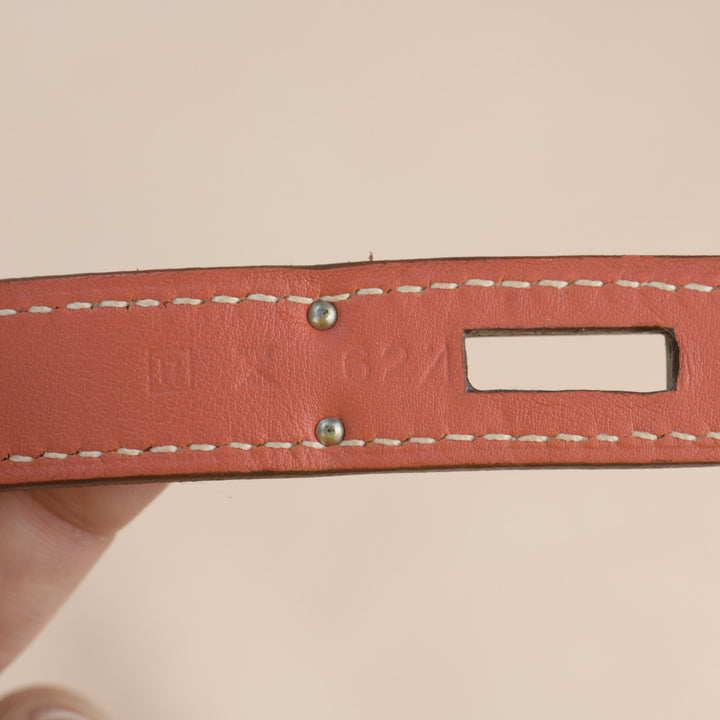 Hermès Kelly 32 Ghillies Retourne Swift Leather with Palladium Hardware
