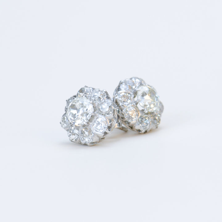 Preloved Diamond Platinum Stud Earrings