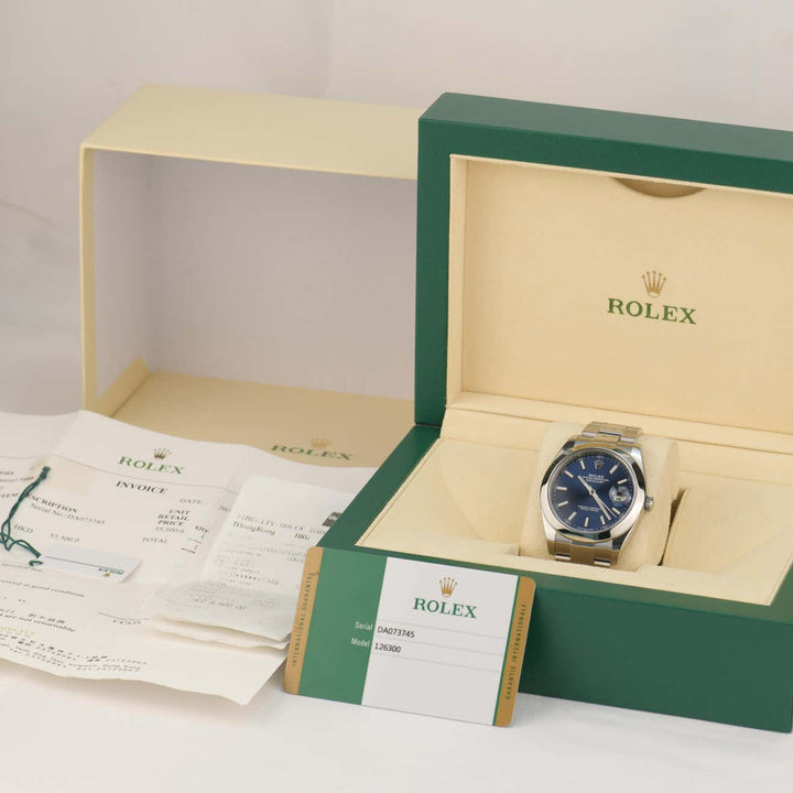 Rolex Datejust Stainless Steel Men's Watch m126300-0001