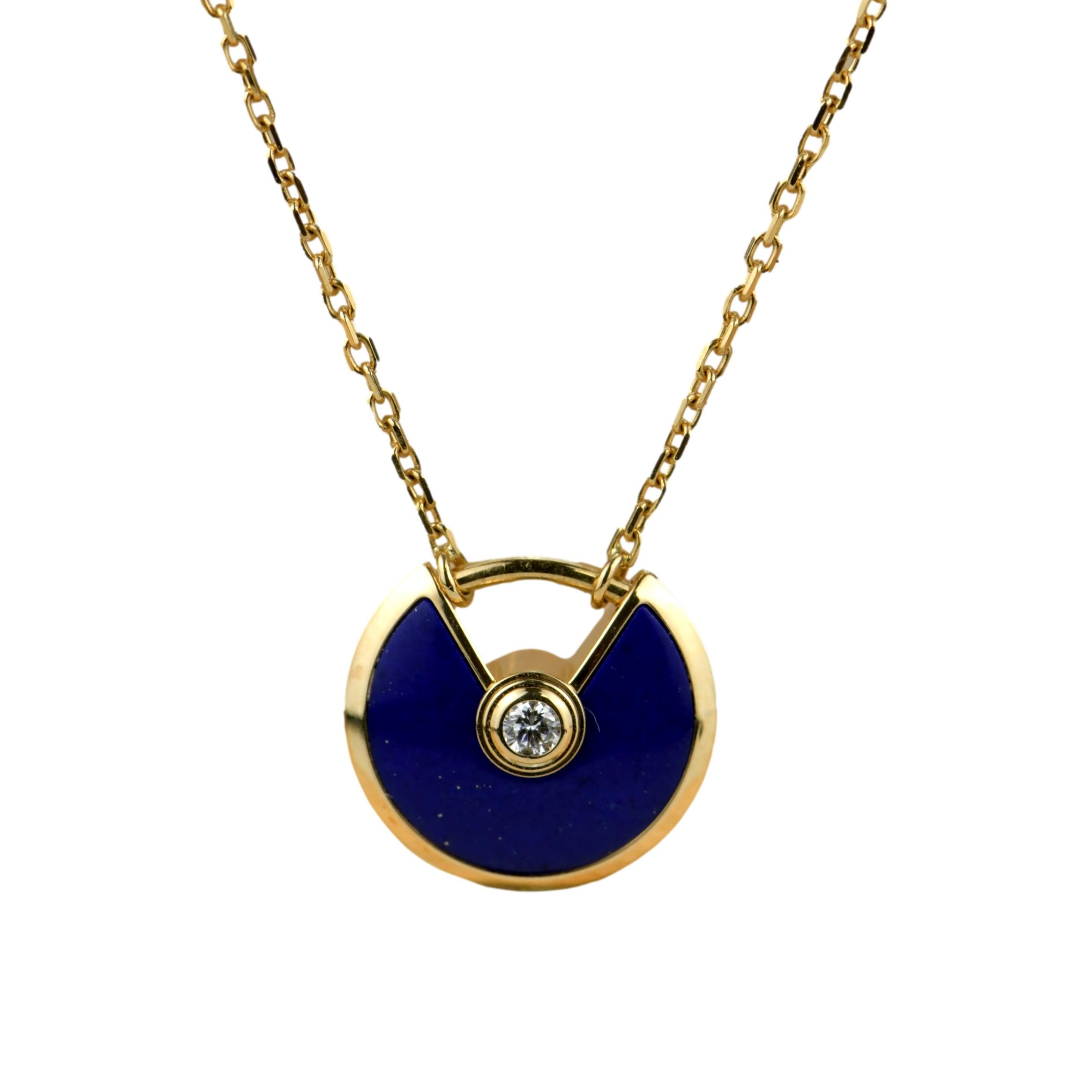 Cartier blue necklace Clearance