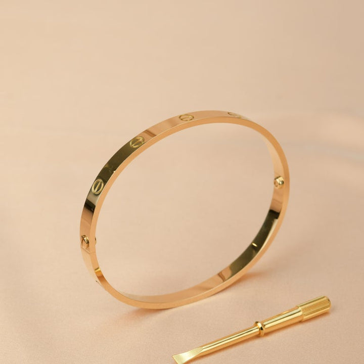 Preloved Cartier 18K Love Yellow Gold Bracelet