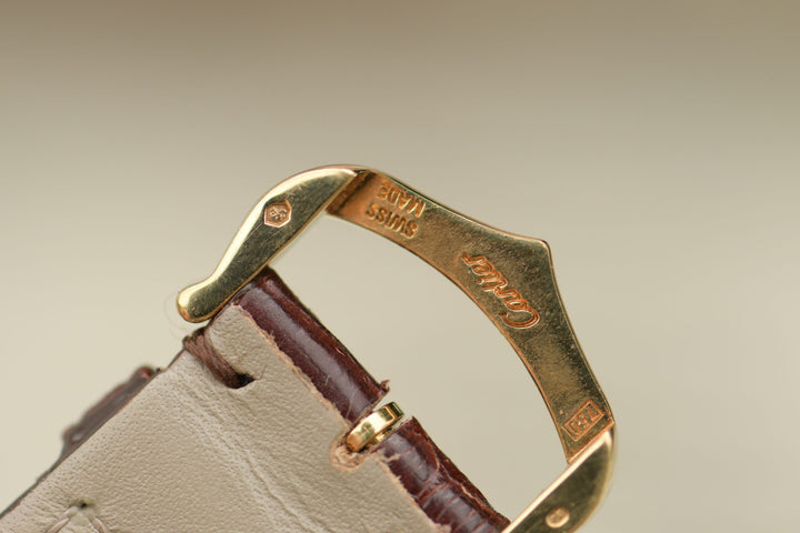 Cartier Tank Louis 18k Yellow Gold Leather Strap Watch W1529756