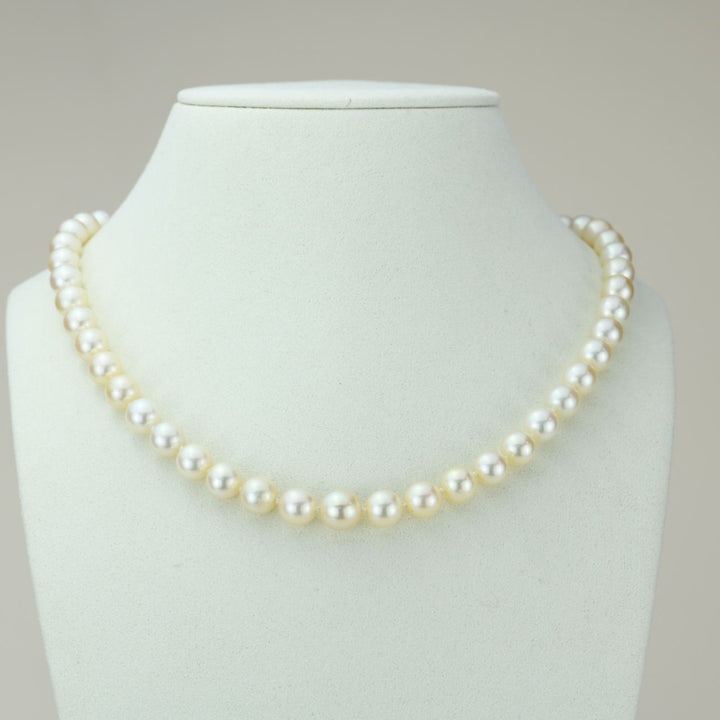 Preloved Boucheron Pearl Diamond Platinum Necklace