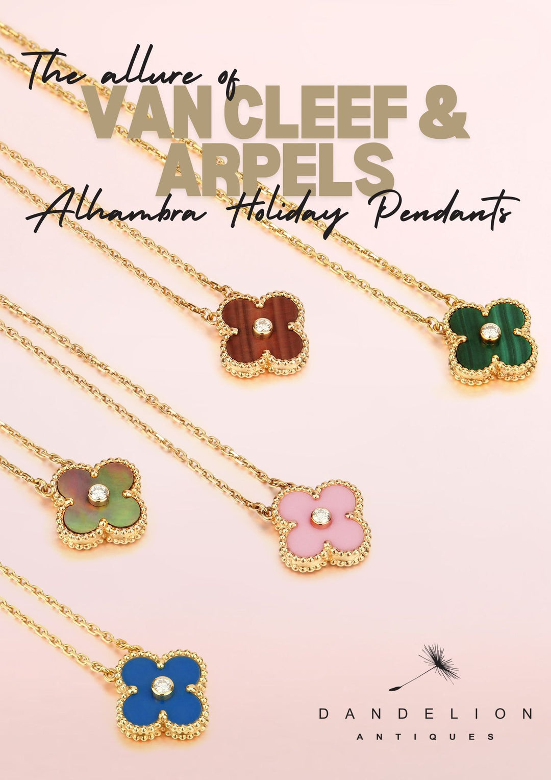 Van Cleef & Arpels Alhambra Holiday Pendants