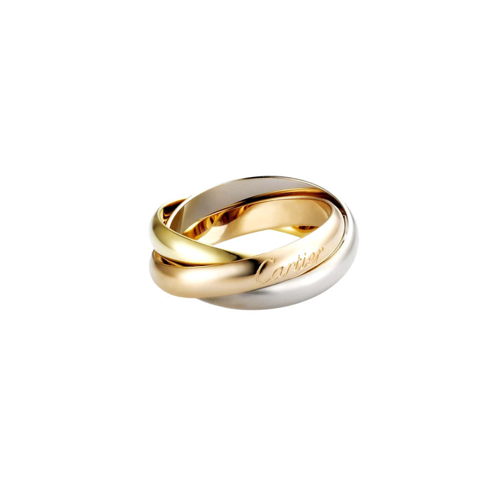 Cartier Trinity Classic Gold Ring Medium Model Size 50