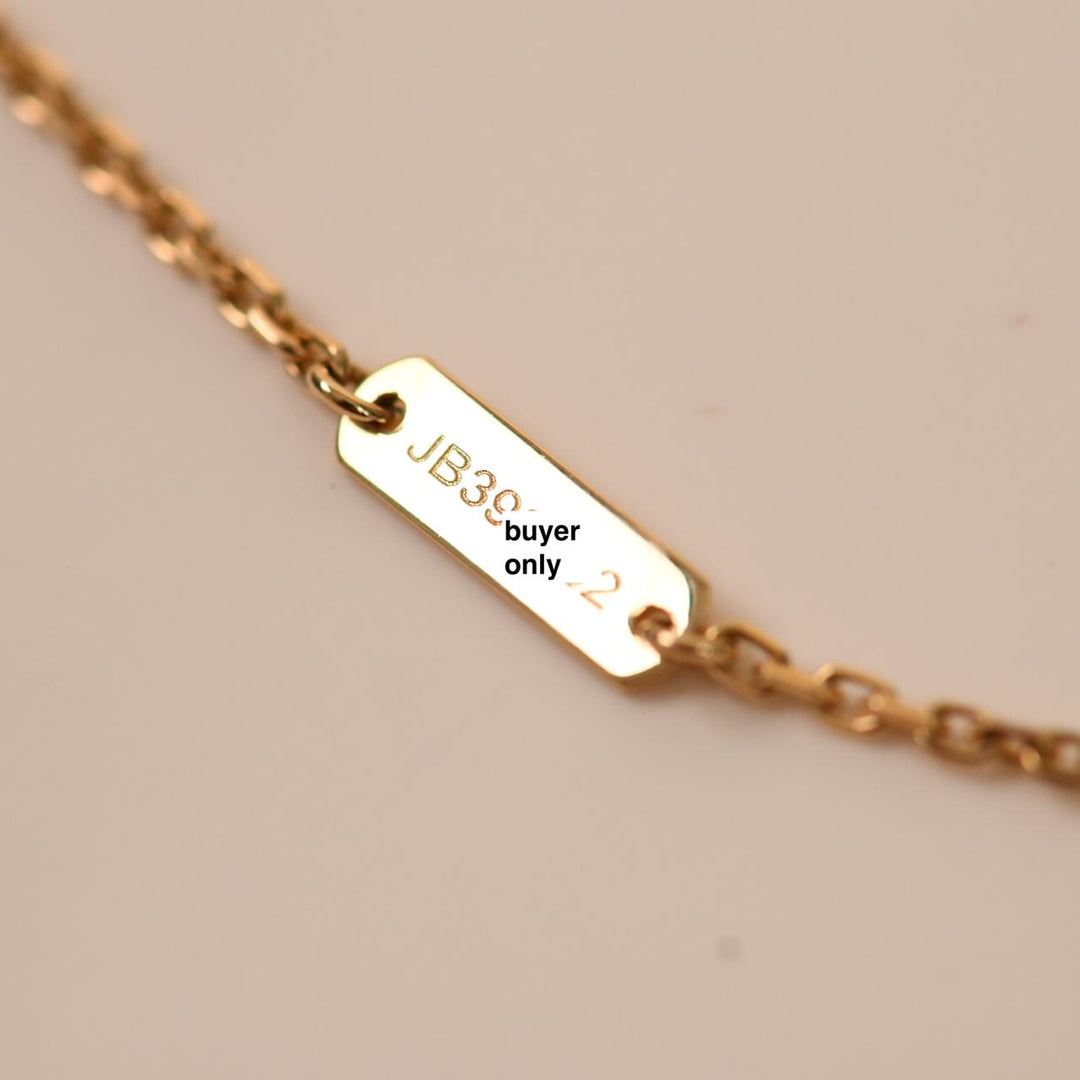 Van Cleef & Arpels Vintage Alhambra Mother of pearl 18K Yellow Gold Necklace