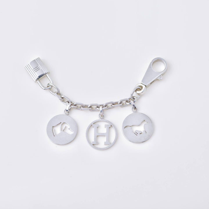 Preloved Hermès Breloque Olga Silver Bag Charm