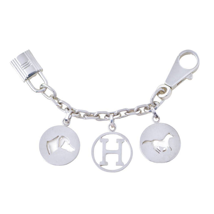Preloved Authentic Hermès Breloque Olga Silver Bag Charm Amulette
