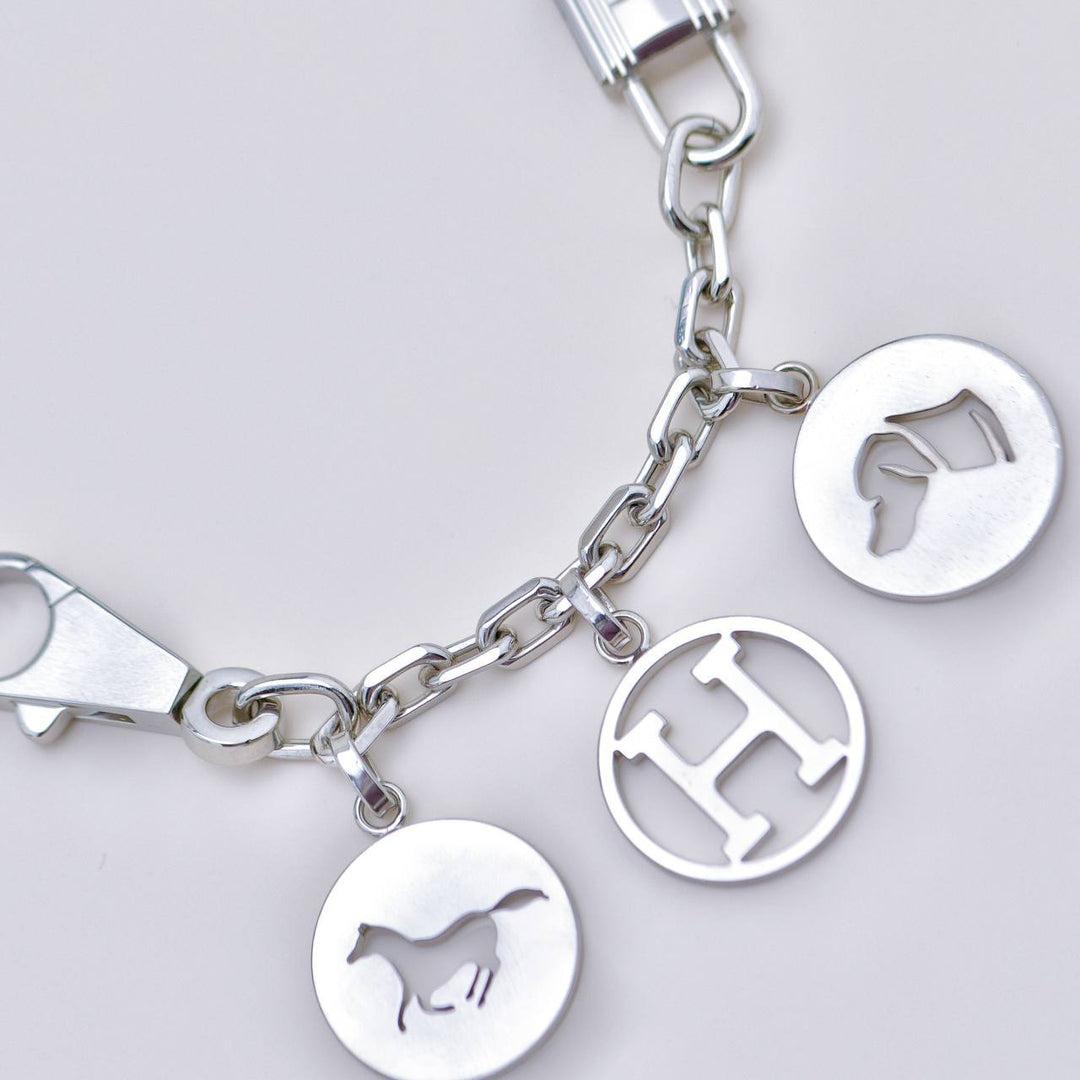 Used Hermès Breloque Olga Silver Bag Charm Amulette
