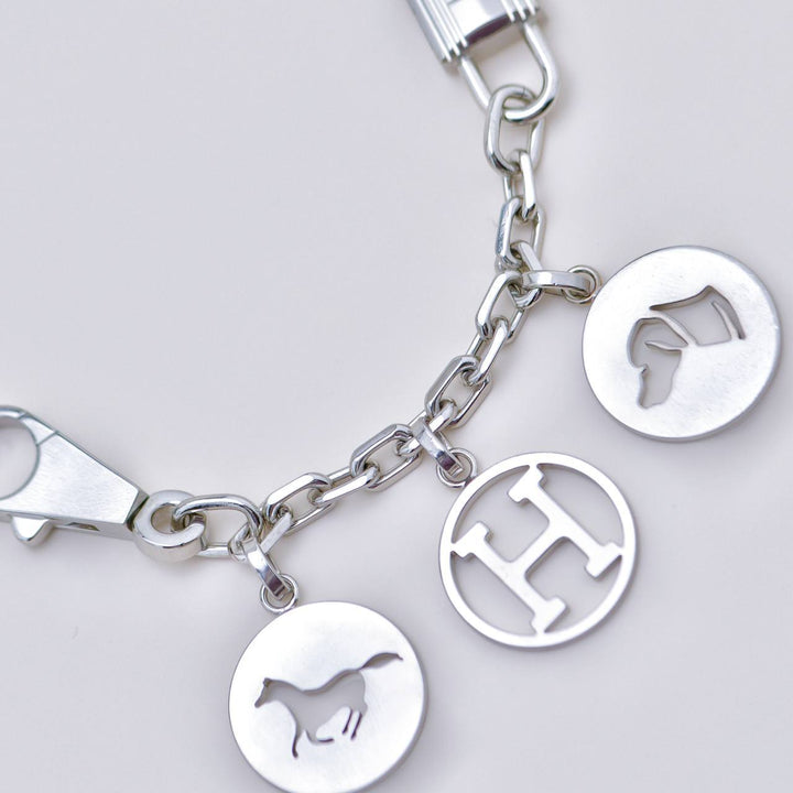 Used Hermès Breloque Olga Silver Bag Charm Amulette