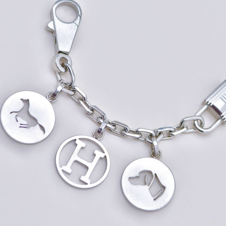 Preowned Hermès Breloque Olga Silver Bag Charm Amulette