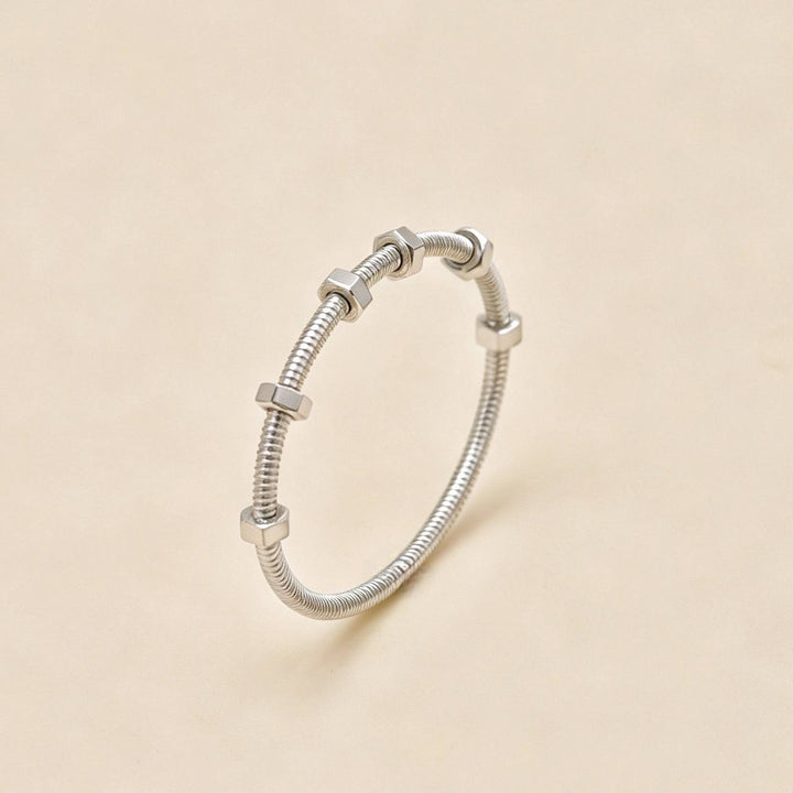 Preowned Cartier Ecrou de Cartier Bracelet 18K White Gold 
