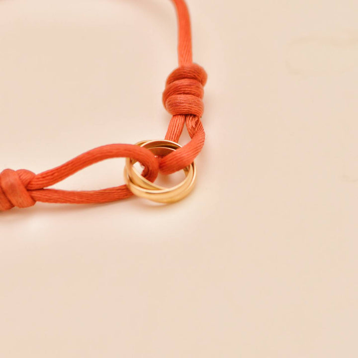 Preloved Cartier Trinity Cord Bracelet 18K Rose Gold