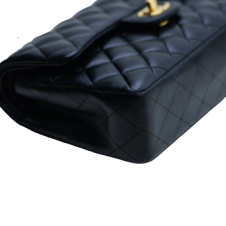 Chanel Classic Small Double Flap Lambskin Black Quilted Bag