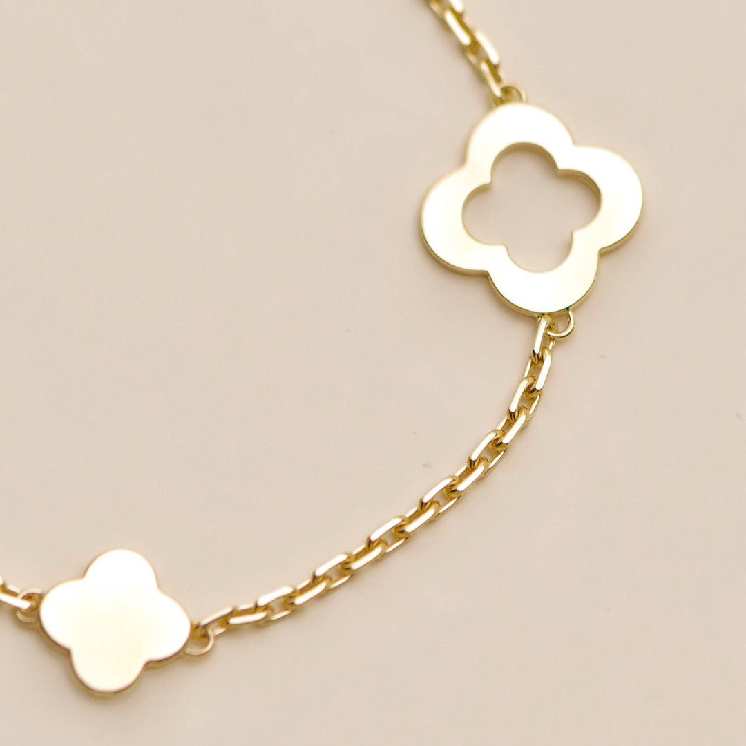 Van Cleef & Arpels Byzantine Alhambra Bracelet 18K Yellow Gold