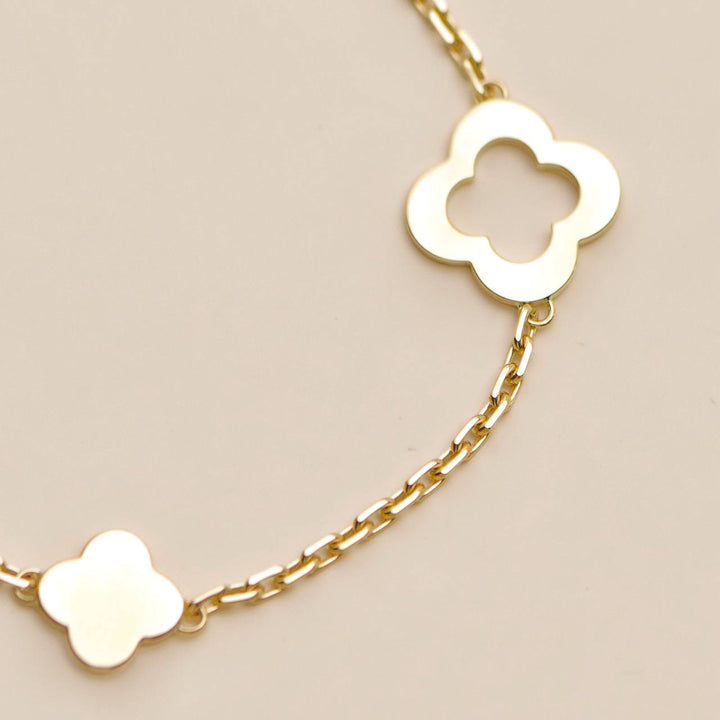 Van Cleef & Arpels Byzantine Alhambra Bracelet 18K Yellow Gold