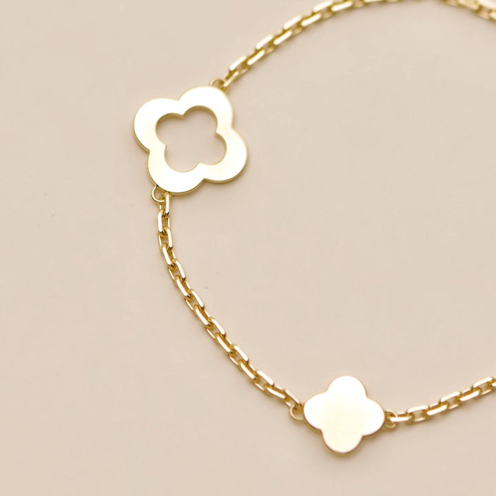 Van Cleef & Arpels Byzantine Alhambra Bracelet 18K Yellow Gold