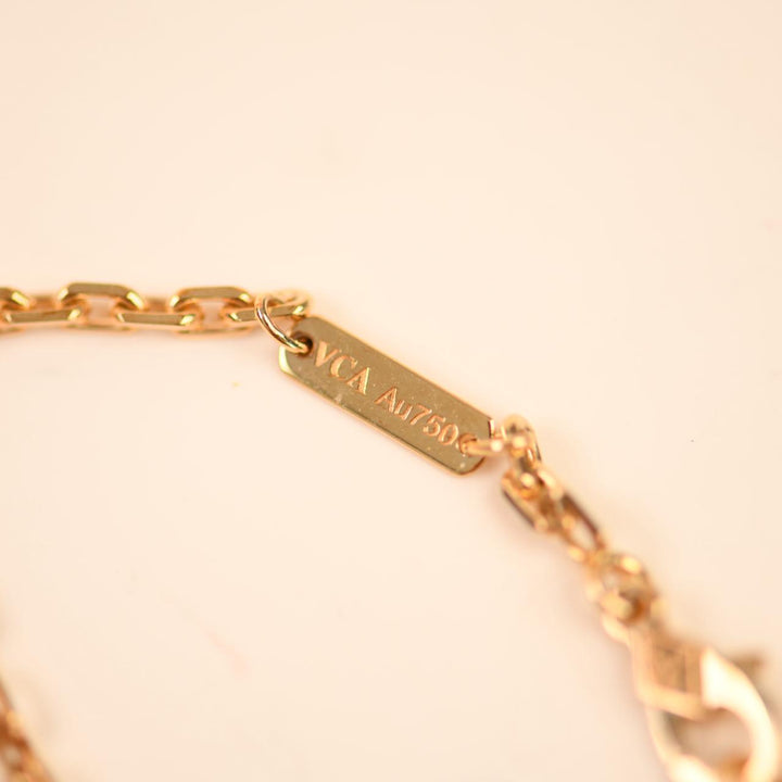 Preloved VCA Zodiaque Leonis Leo Bracelet 18K Yellow Gold