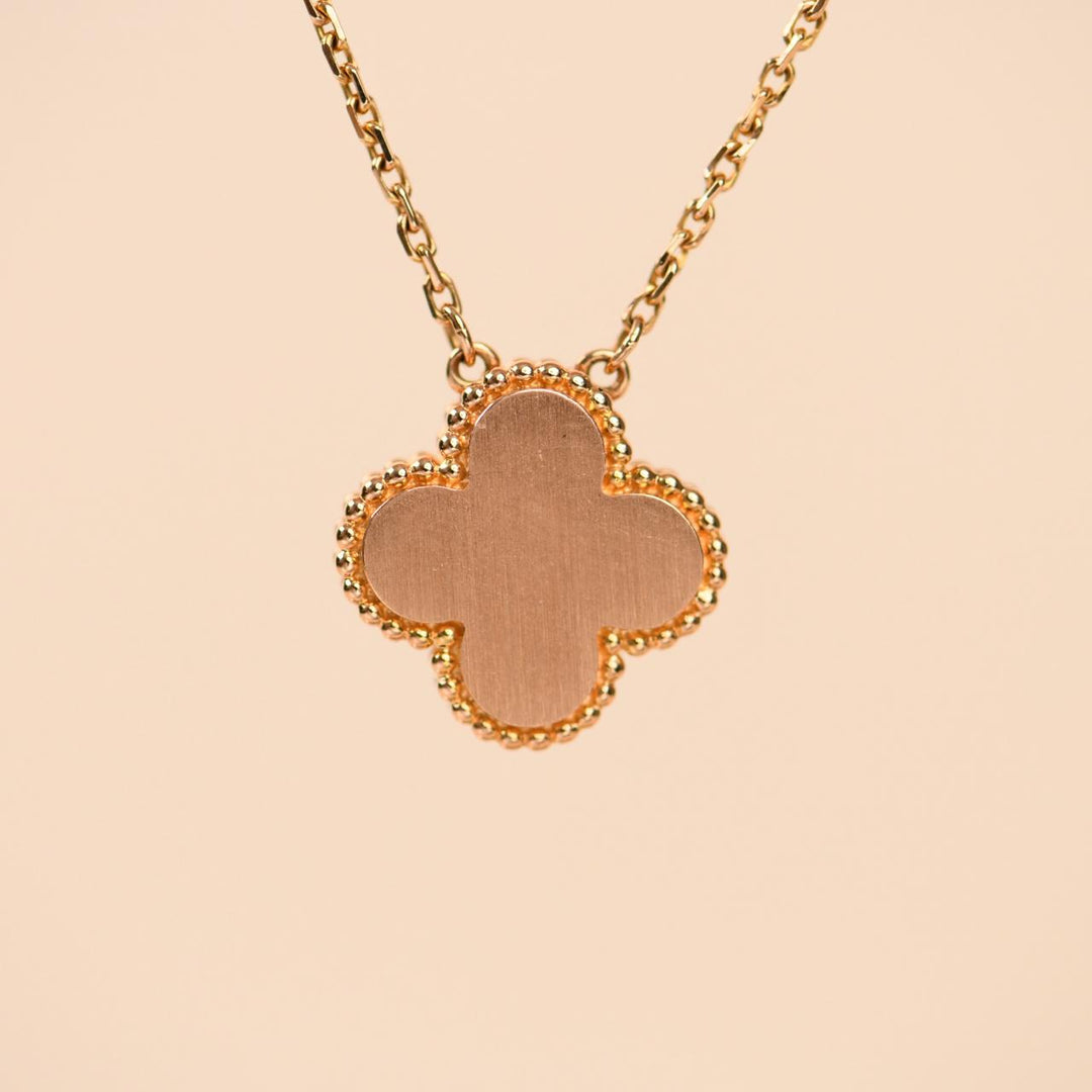 Van Cleef & Arpels Alhambra 2017 Holiday Pendant Necklace Bullseye