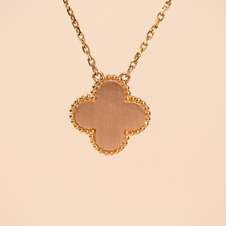 Van Cleef & Arpels Alhambra 2017 Holiday Pendant Necklace Bullseye