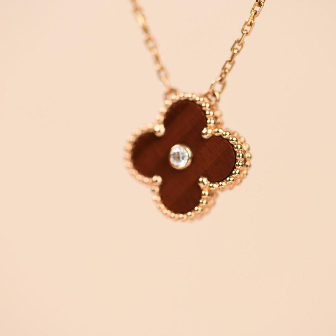 Van Cleef & Arpels Alhambra 2017 Holiday Pendant Necklace Bullseye