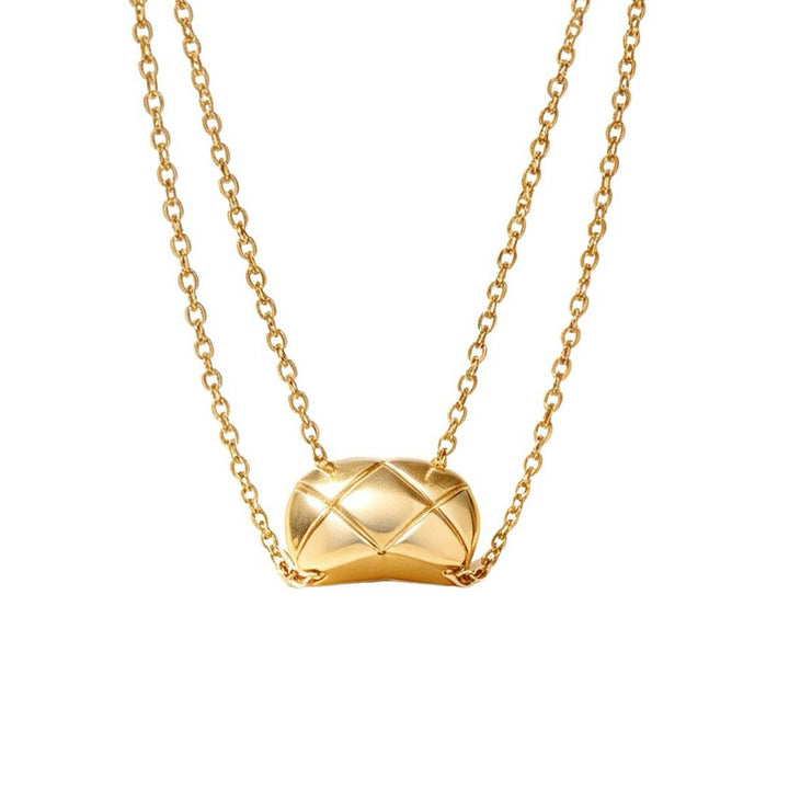 Preloved Authentic Chanel Coco Crush Necklace in 18K Yellow Gold