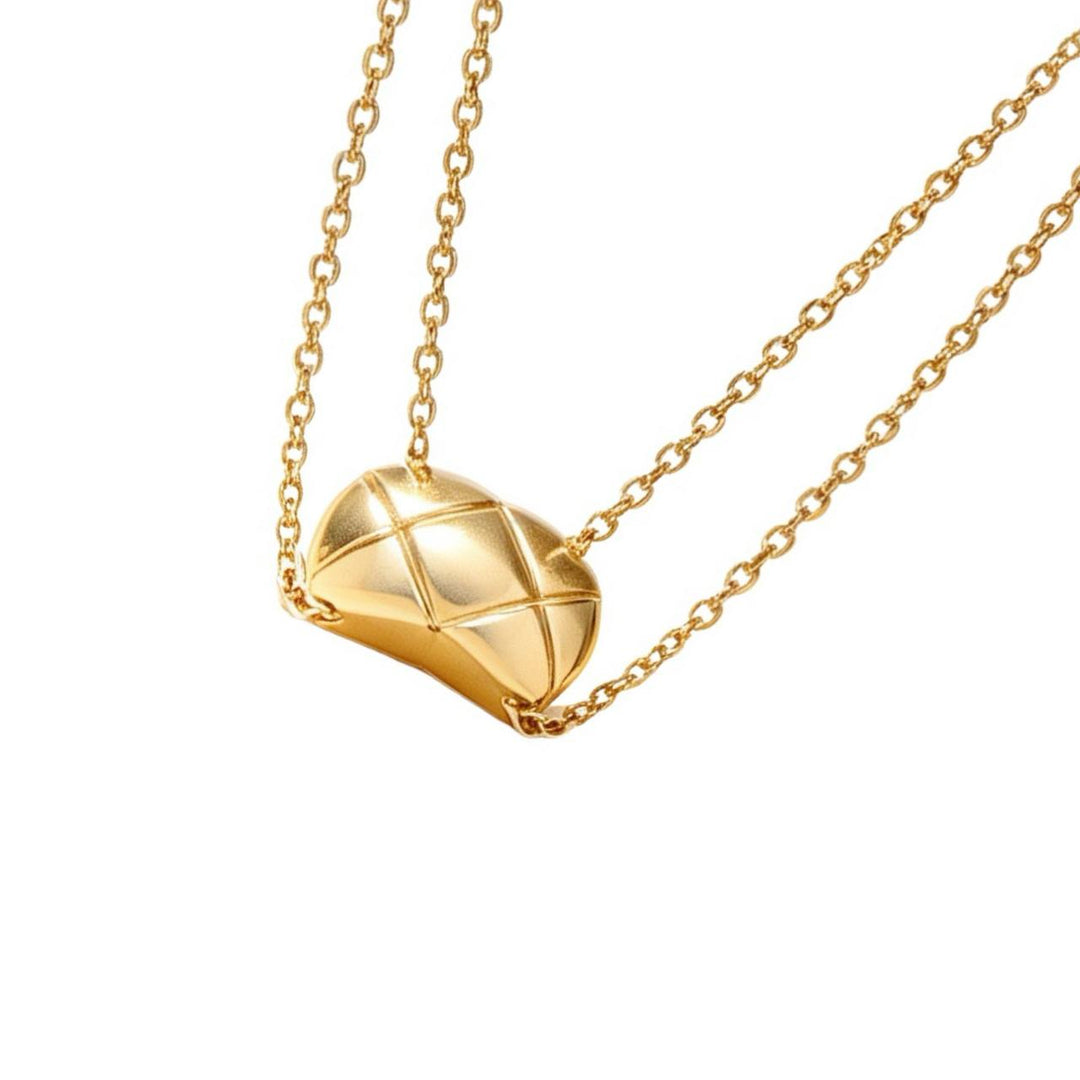 Authentic Chanel Coco Crush Necklace in 18K Yellow Gold