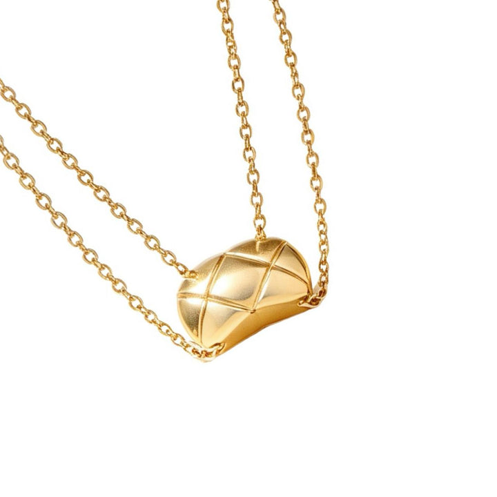Preloved Chanel Coco Crush Necklace in 18K Yellow Gold