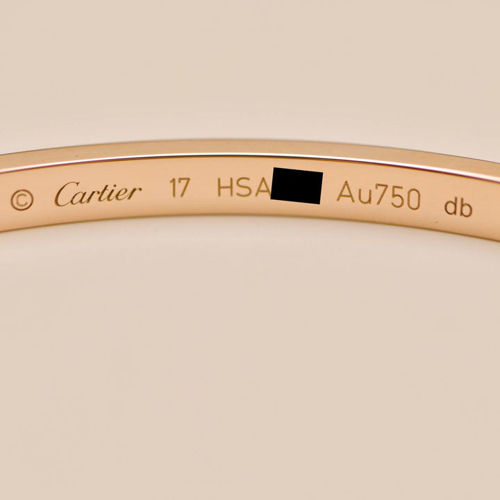 Preloved Cartier Love Bracelet Small Model 18K Rose Gold