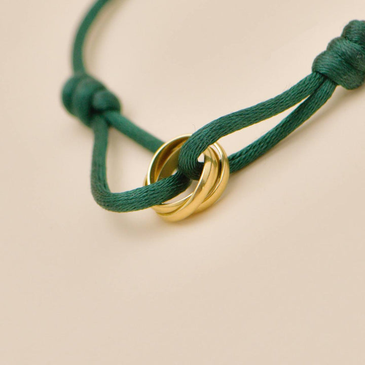 Authentic Preloved Cartier Trinity Cord Bracelet 18K Yellow Gold