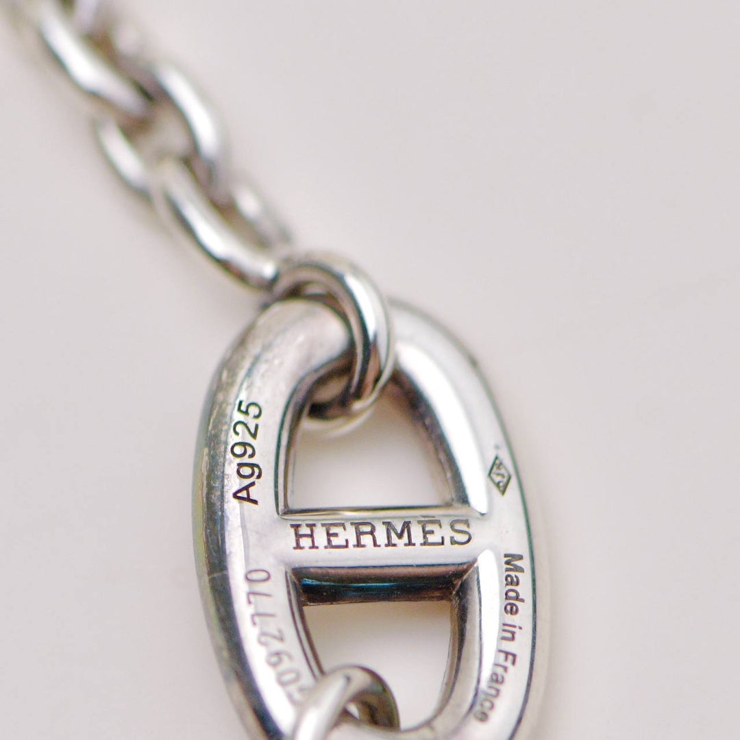 Authentic Preloved Hermès Farandole Sterling Silver Long Necklace 120cm