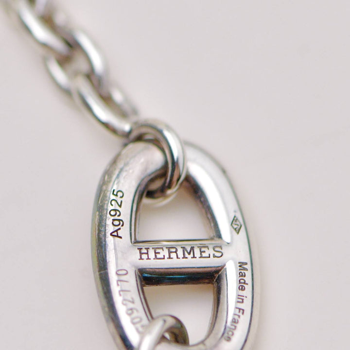 Authentic Preloved Hermès Farandole Sterling Silver Long Necklace 120cm
