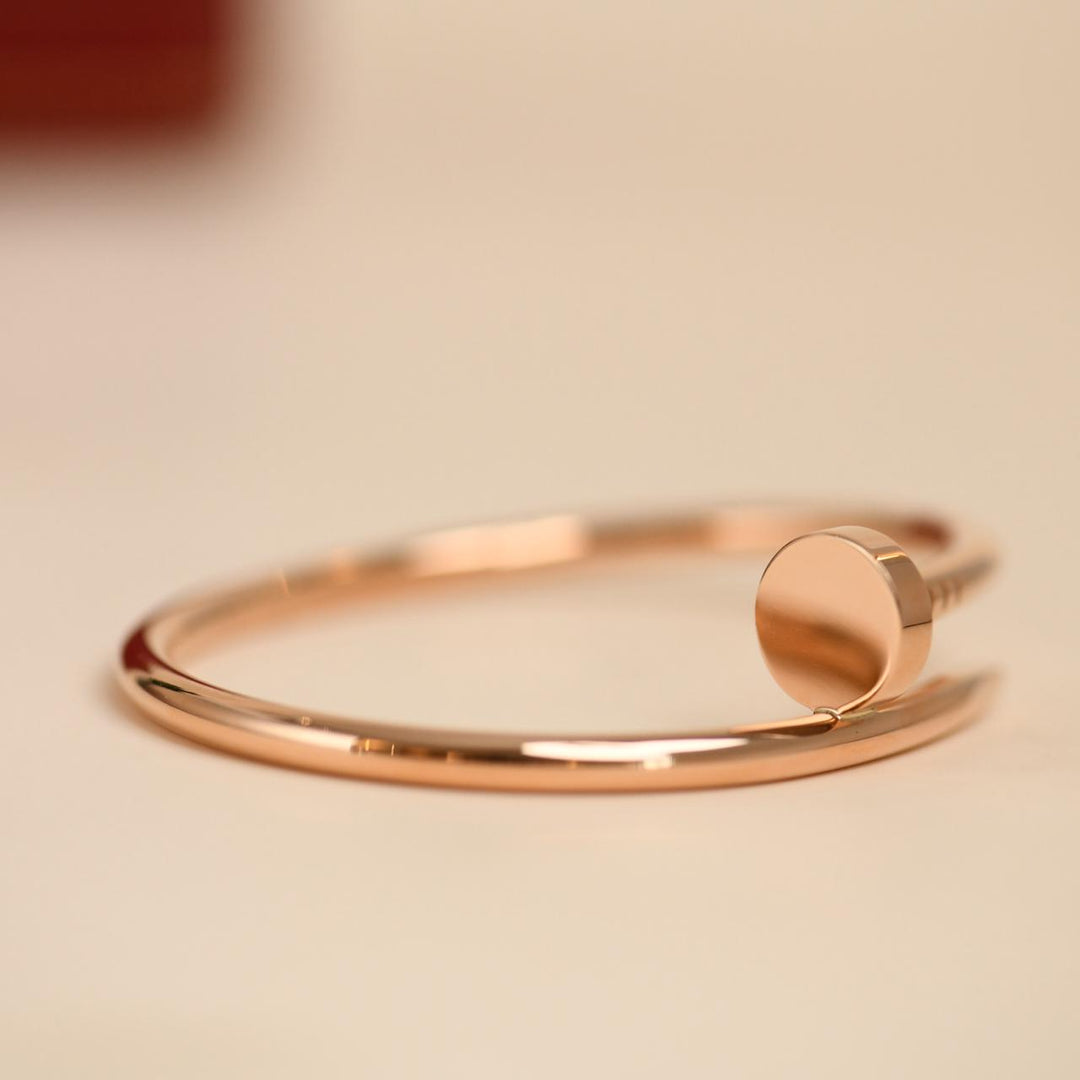 Preloved Authentic Cartier JUC Bracelet Classic Model 18K Rose Gold Size 16