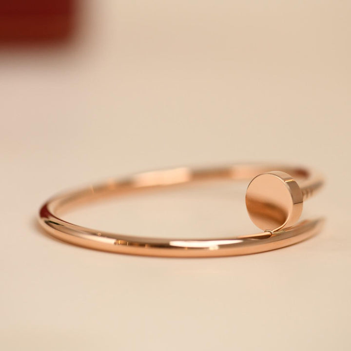 Preloved Authentic Cartier JUC Bracelet Classic Model 18K Rose Gold Size 16