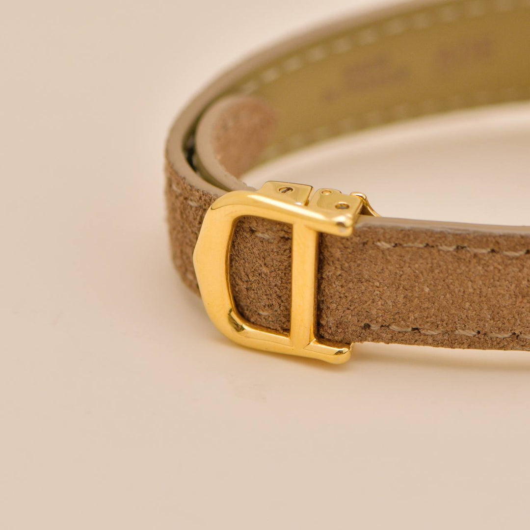 Second Hand Authentic Cartier Must de Cartier Tank Vermeil Watch Small Model 