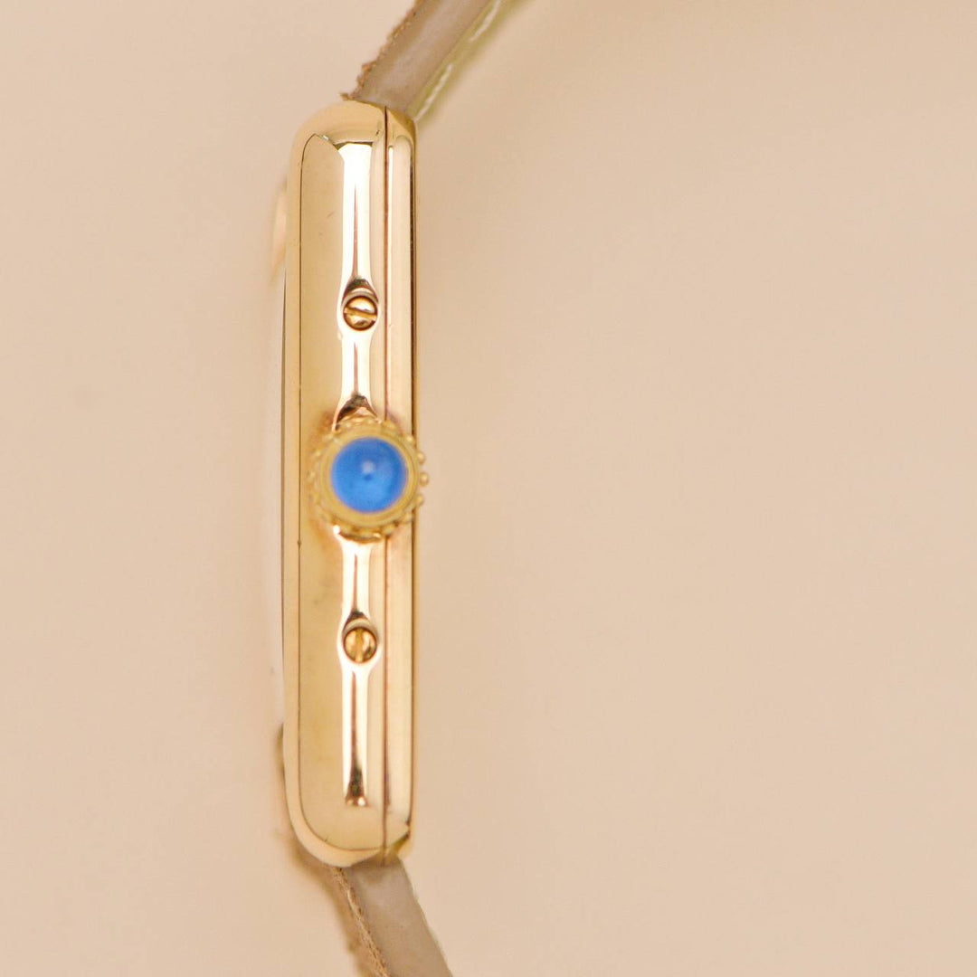 Authentic Cartier Must de Cartier Tank Vermeil Watch Small Model 