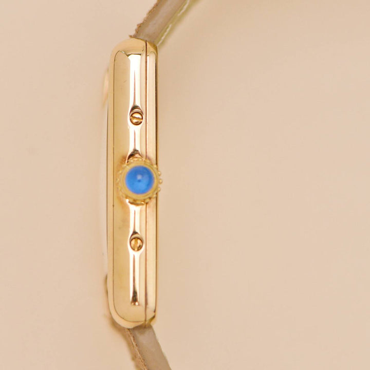 Authentic Cartier Must de Cartier Tank Vermeil Watch Small Model 