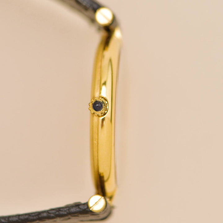 Preowned Cartier Must de Cartier Vendôme Vermeil Watch Large Model
