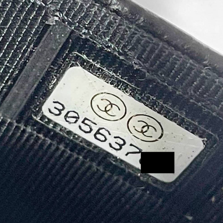 Second Hand Chanel Classic WOC Black Grained Calfskin GHW